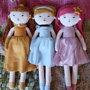 Disney Princess Plush Dolls Pillowfort Target Ariel Belle Cinderella